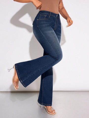 Slim Fit Flared Jeans